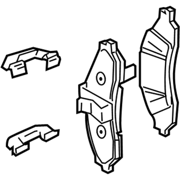 2009 Pontiac G8 Brake Pad - 92250826