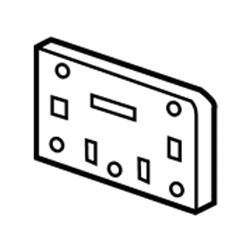 Cadillac 22740617 License Bracket