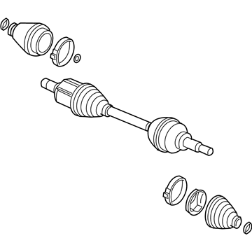 Chevy 15938134 Axle Assembly