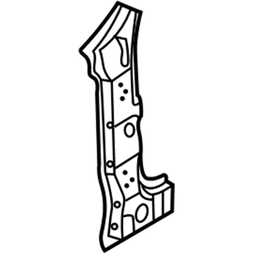 GM 96533354 Reinforcement,Body Hinge Pillar Lower