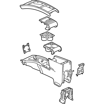 Cadillac 89039972 Console Assembly