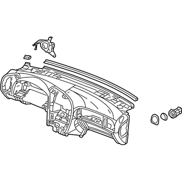 GM 15197409 Panel Assembly, Instrument *Pewter I