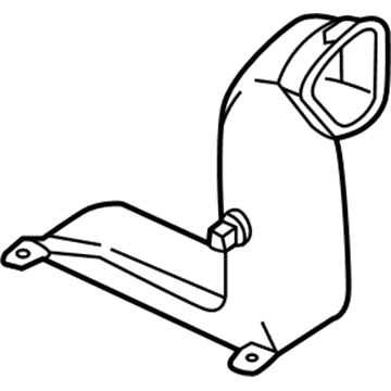 GM 92420786 Duct Assembly, Floor Front Air Outlet