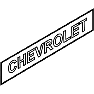 2005 Chevy Aveo Emblem - 96403866