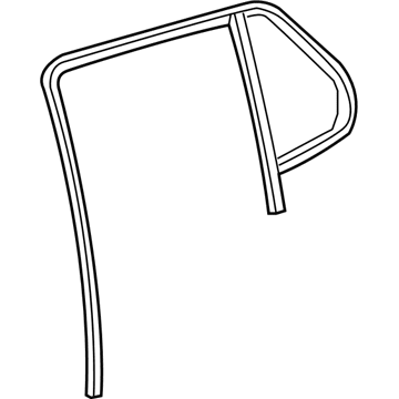 GM 94533827 Weatherstrip Assembly, Rear Side Door Window