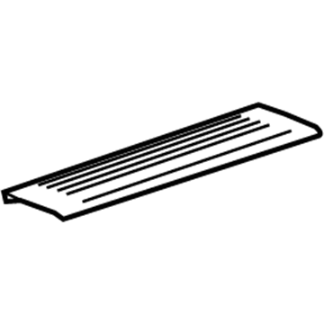 GM 22817370 Molding,Rear Side Door Sill Garnish *Cocoa