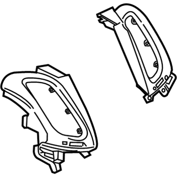 GM 23263716 Bezel Assembly, Instrument Panel Air Outlet *Woven Waves H