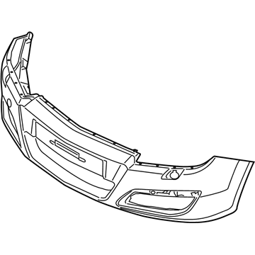 Saturn 94713451 Bumper Cover