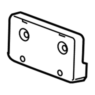 Saturn 94701190 License Bracket