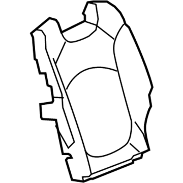 Chevy 20916161 Seat Back Pad