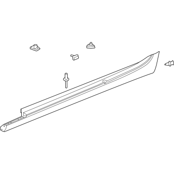 Cadillac 23205910 Rocker Molding