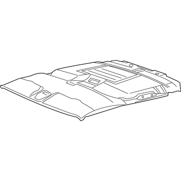 GM 19151054 Panel Asm,Headlining Trim *Light Opel Gray *Gray