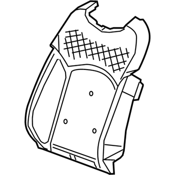 Cadillac 84107580 Seat Back Pad