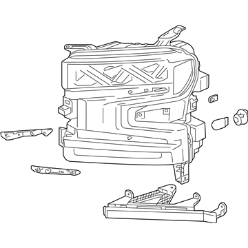 2019 Chevy Silverado 1500 LD Headlight - 84951033