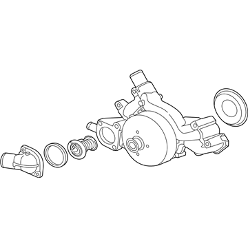 Chevy 12681417 Water Pump