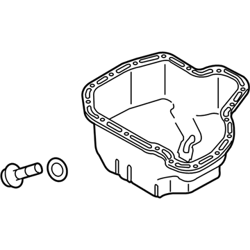 Chevy 98073535 Lower Oil Pan