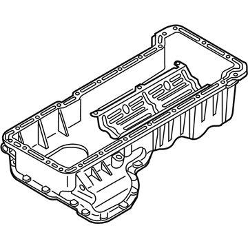 GMC 98005474 Upper Oil Pan