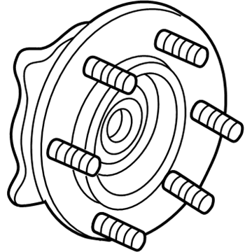 GMC 84856652 Hub & Bearing