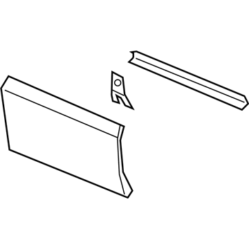 GM 88979996 Molding Kit,Rear Side Door Lower (LH)