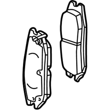 Pontiac 19209340 Rear Pads