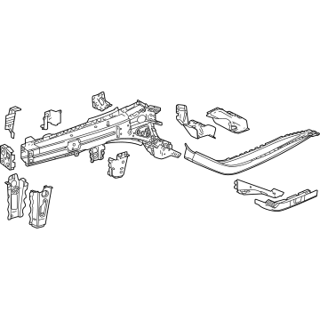 GM 60007993 RAIL ASM-F/CMPT INR SI