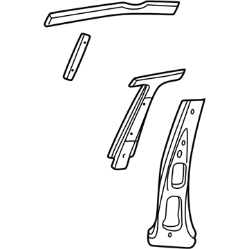 GM 22675114 Panel Assembly, Center Pillar Inner Rh