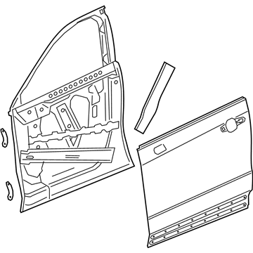 GM 84551803 Door Assembly, Front Si