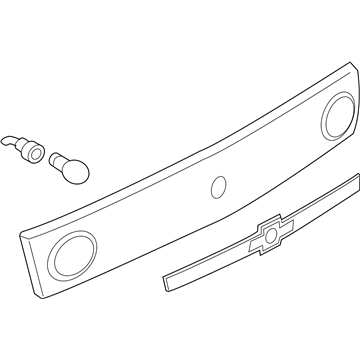 Chevy 89024396 Backup Lamp Assembly