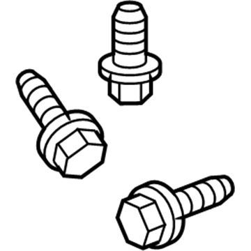 Buick 10293818 Wheel Opening Molding Bolt