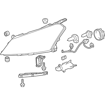 Chevy 84262931 Headlamp Assembly