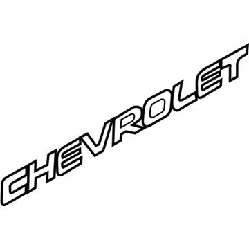 Chevy 5485714 Nameplate