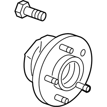 Cadillac 13546785 Hub & Bearing