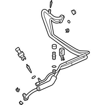 Pontiac 15258003 Evaporator Tube