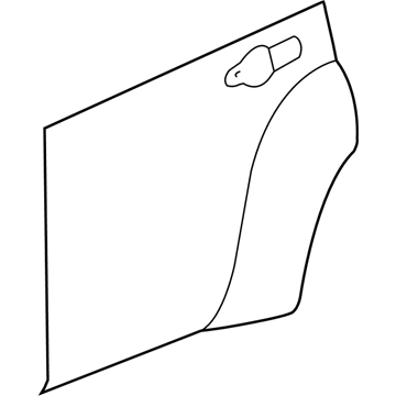 GM 15787113 Panel, Rear Side Door Outer