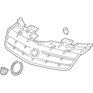 Cadillac 25712895 Grille