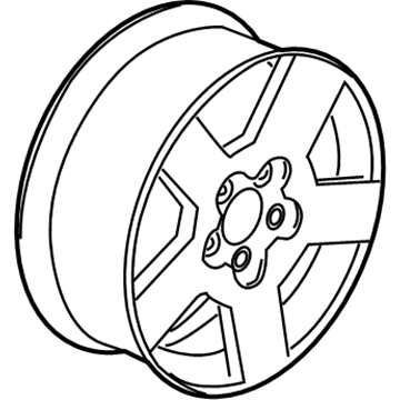 Saturn 9596878 Wheel, Alloy