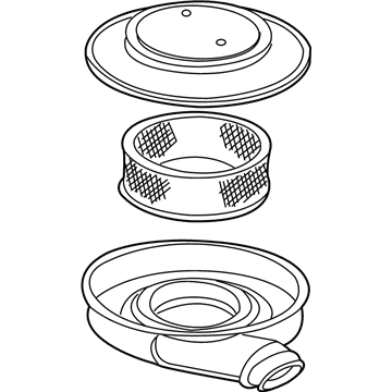 Oldsmobile 25097971 Air Cleaner Assembly