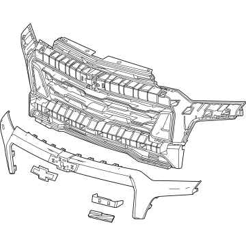 Chevy 86813195 Grille Assembly