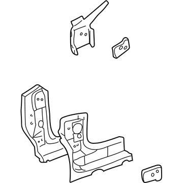 GM 22588372 Panel Assembly, Body Hinge Pillar Outer