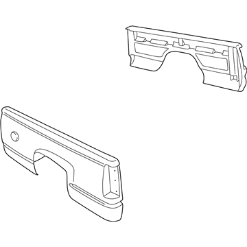 GM 15678728 Panel Assembly, Pick Up Box Side