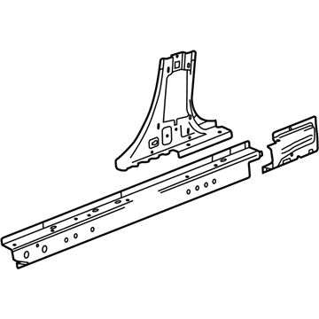 Chevy 95366521 Inner Rocker