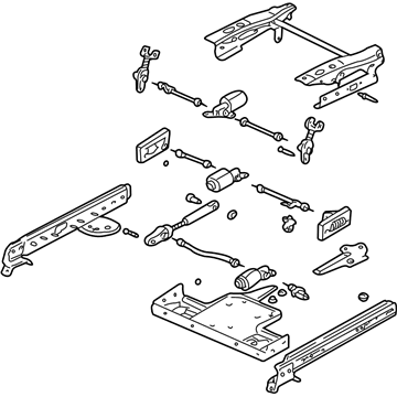 Cadillac 12458645 Seat Adjuster