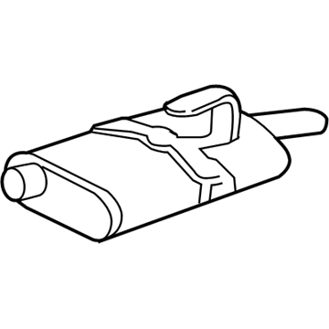 GM 22614984 Exhaust Muffler (W/Tail Pipe)