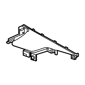 GM 84792164 Panel Assembly, F/Flr Cnsl Extn *Jet Black