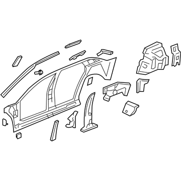 Cadillac 20884823 Inner Panel Assembly