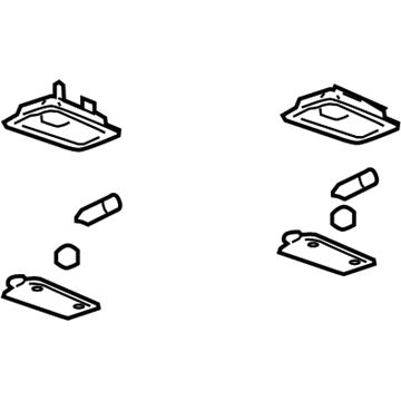 GMC 25850229 Dome Lamp Assembly