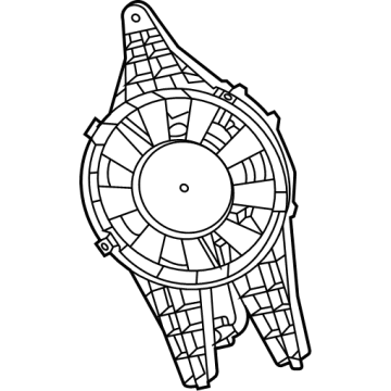 2020 Chevy Corvette A/C Condenser Fan - 23429486