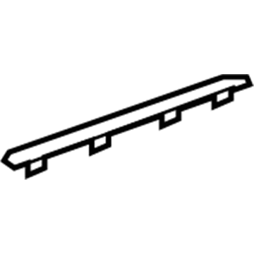 GM 25866804 Plate Assembly, Front Side Door Sill Trim *Black