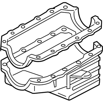 Pontiac 12593455 Oil Pan