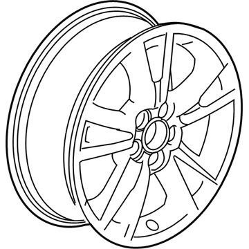 Chevy 23104858 Wheel, Alloy